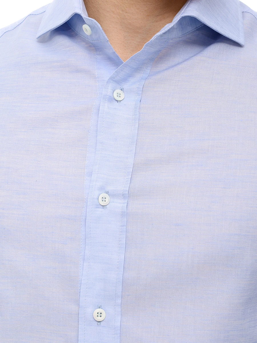 Рубашка Easy Fit из льна и хлопка
