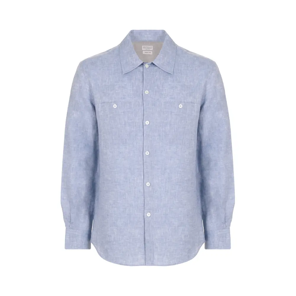 Рубашка Easy Fit льняная