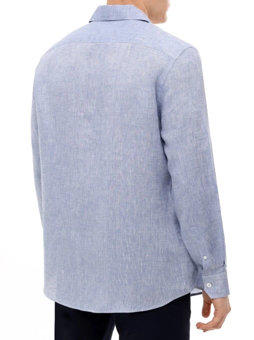 Рубашка Easy Fit льняная BRUNELLO CUCINELLI