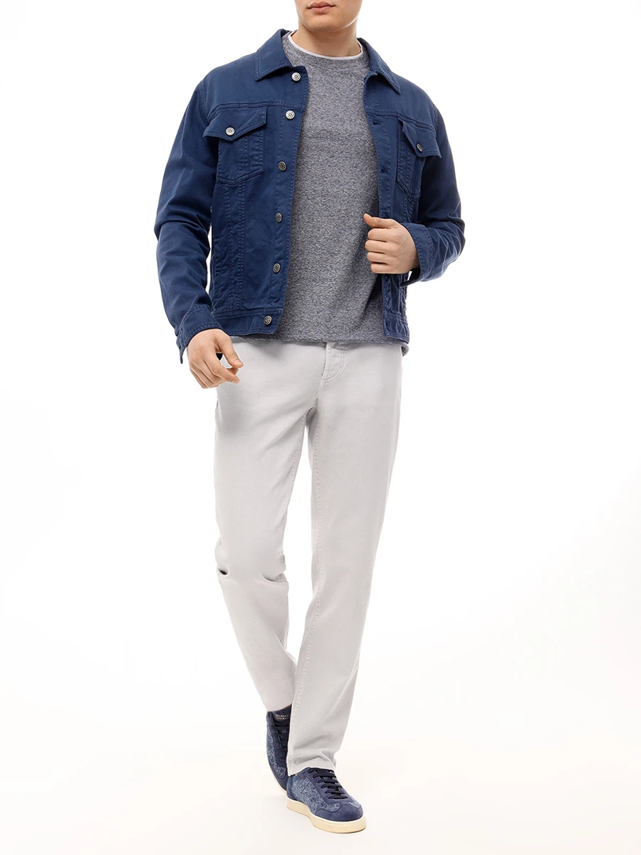 Футболка из хлопка и льна