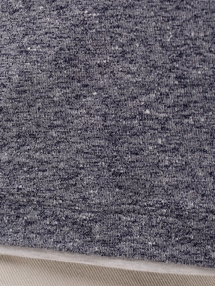 Футболка из хлопка и льна