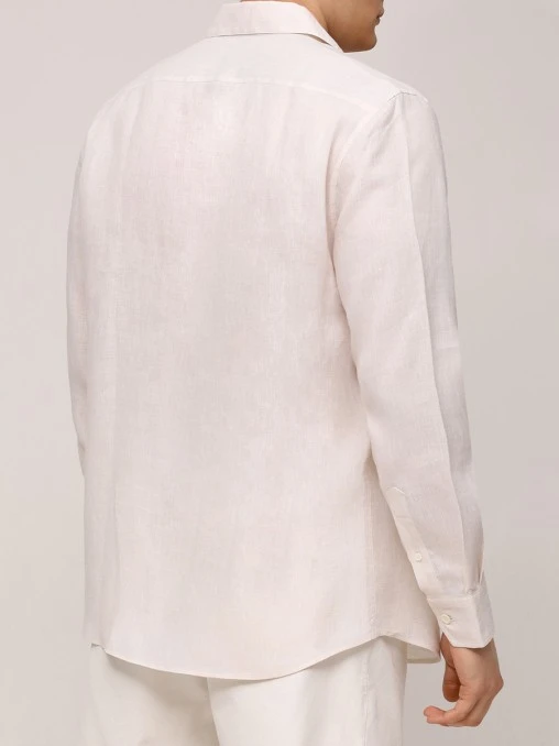 Рубашка Easy Fit льняная BRUNELLO CUCINELLI