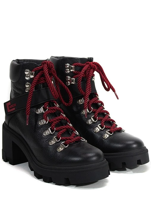 Ботильоны кожаные MONCLER