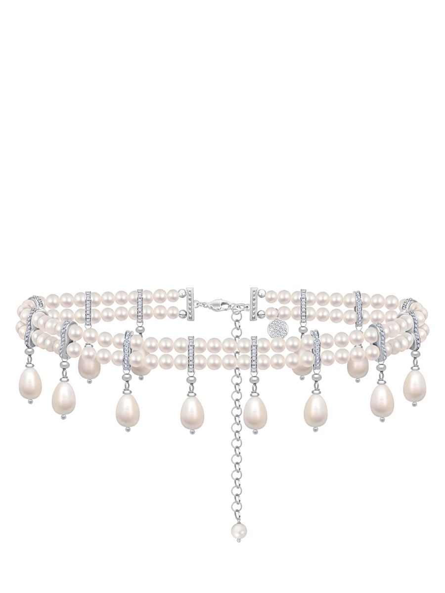 Чокер Леда с жемчужными каплями