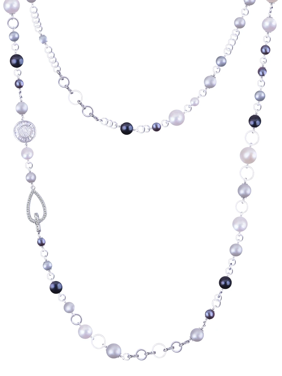 Колье Таис графитовая