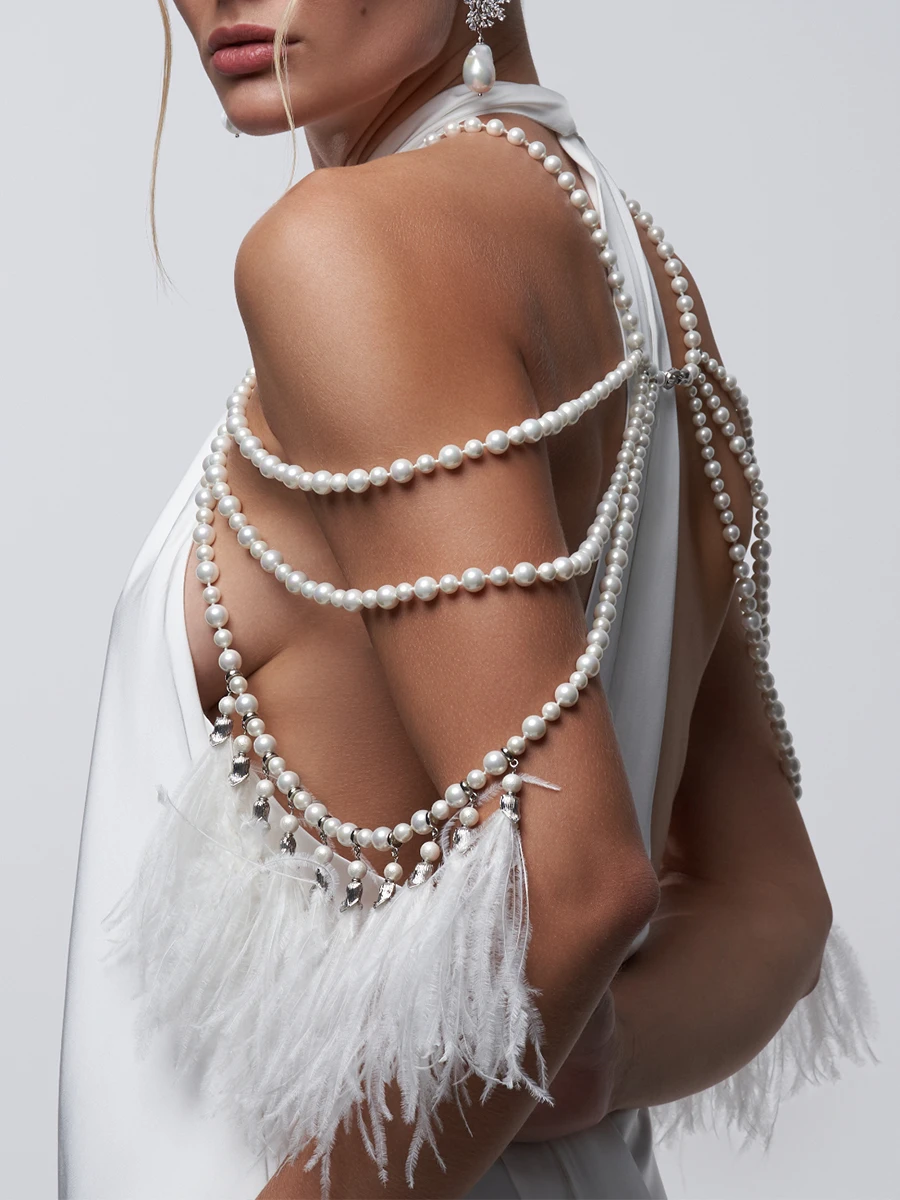 Украшение Крылья Ангела белый