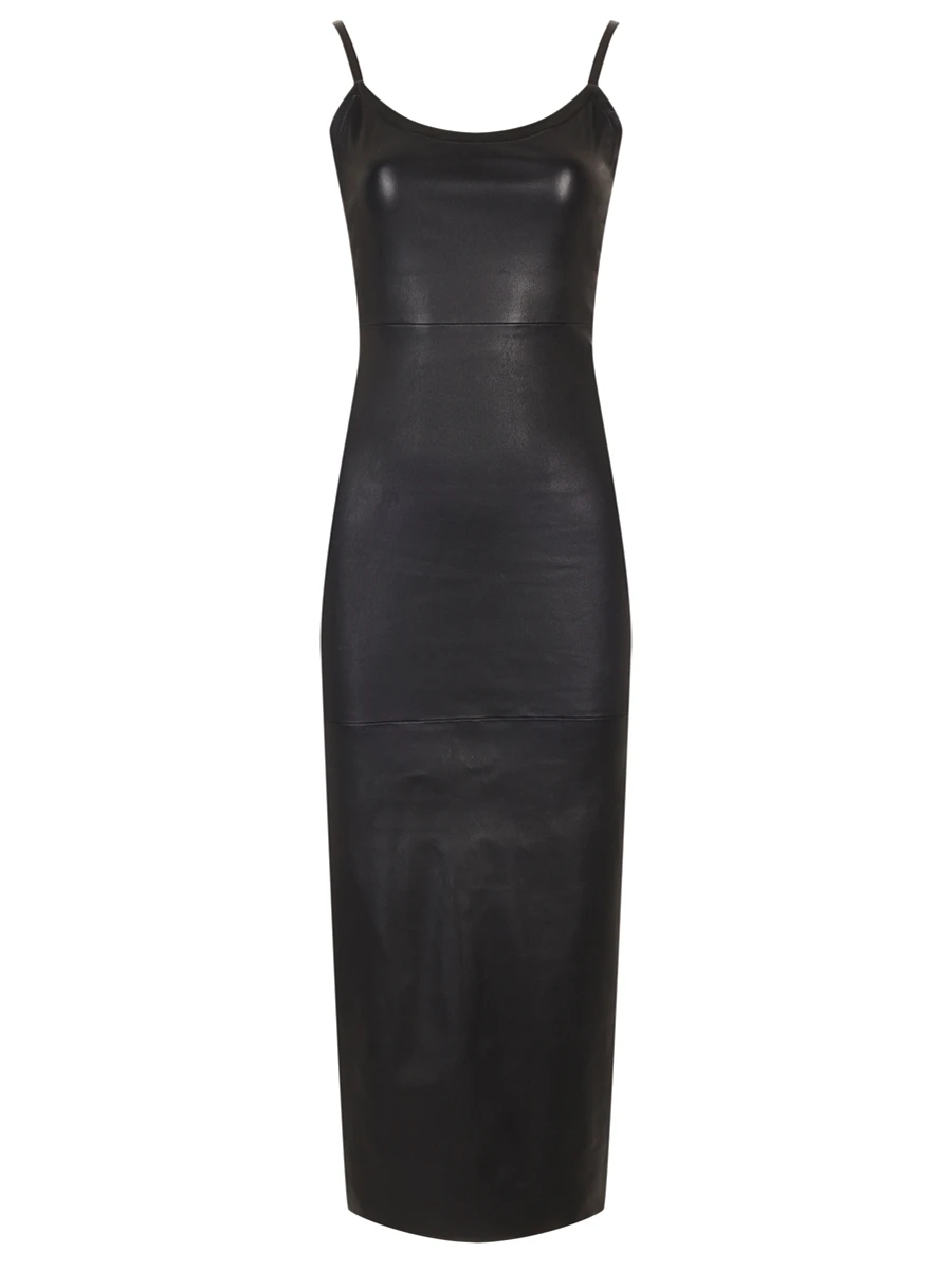 Платье кожаное