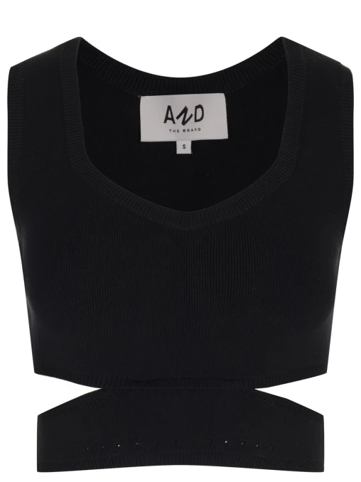 Топ из вискозы AND THE BRAND