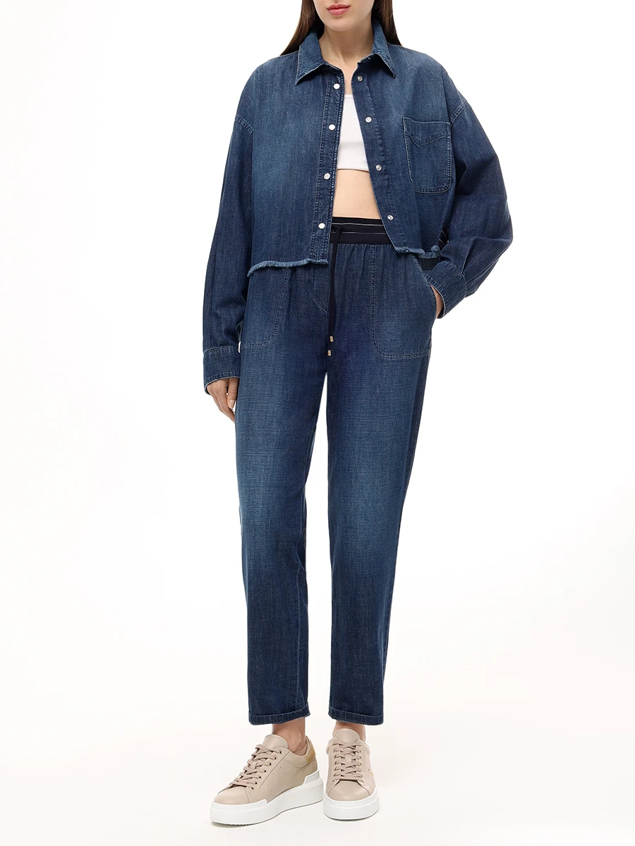 Джинсы хлопковые