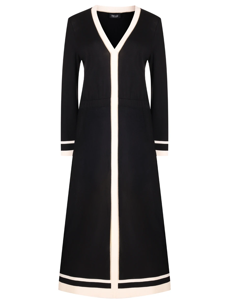 Платье из шелка и вискозы