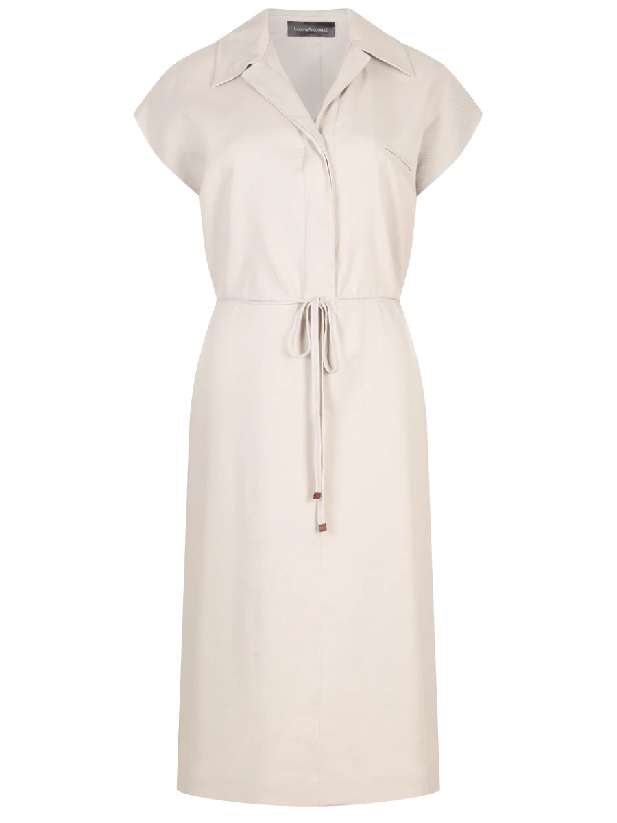 Платье изо льна и вискозы