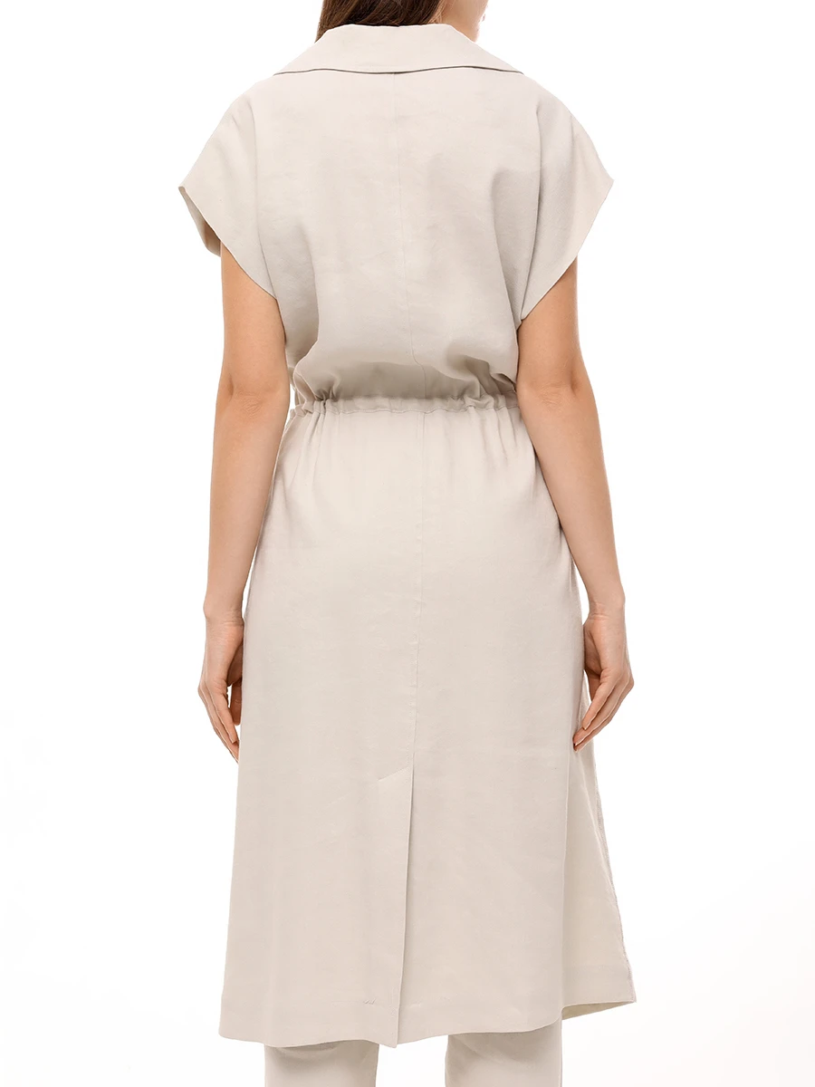 Платье изо льна и вискозы