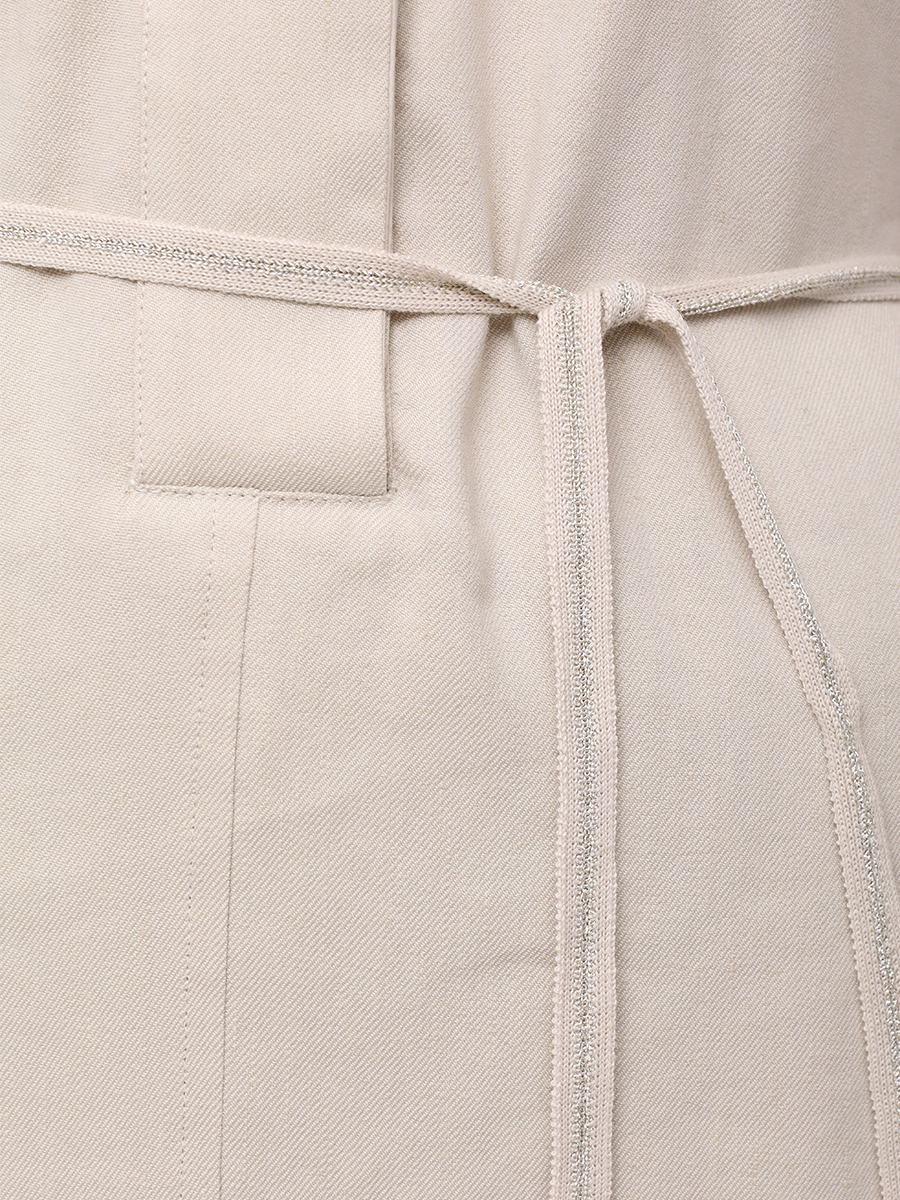 Платье изо льна и вискозы