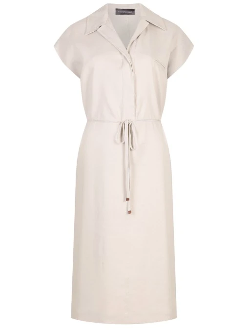 Платье изо льна и вискозы LORENA ANTONIAZZI