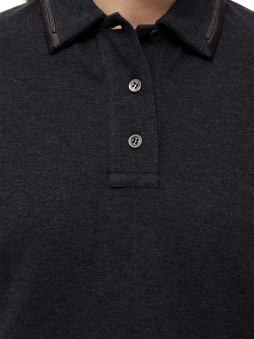 Поло хлопковое BRUNELLO CUCINELLI
