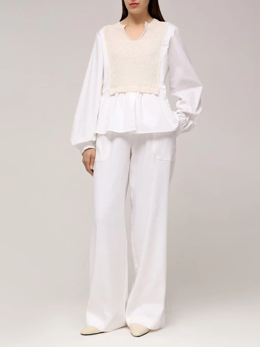 Блуза хлопковая LORENA ANTONIAZZI