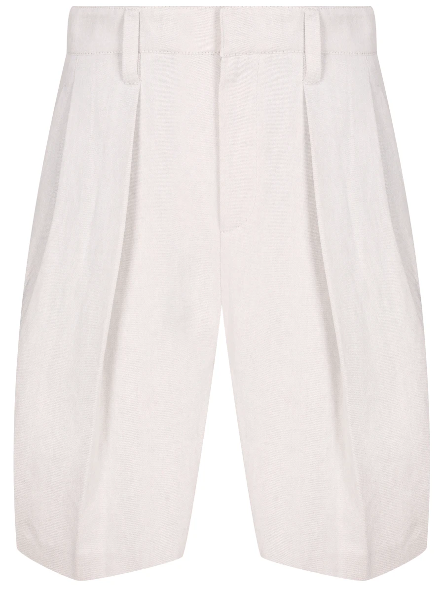 Шорты из хлопка и льна