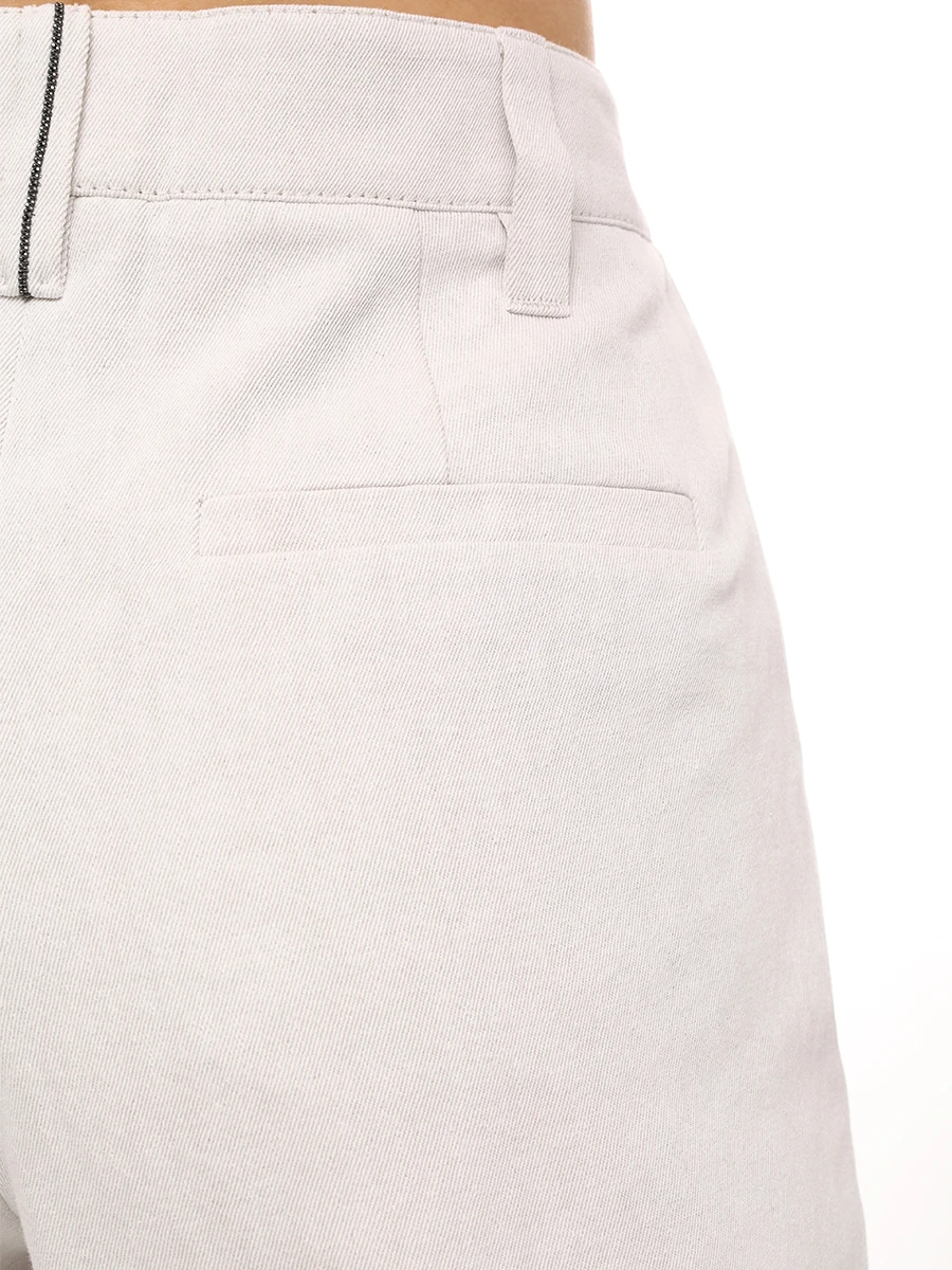 Шорты из хлопка и льна