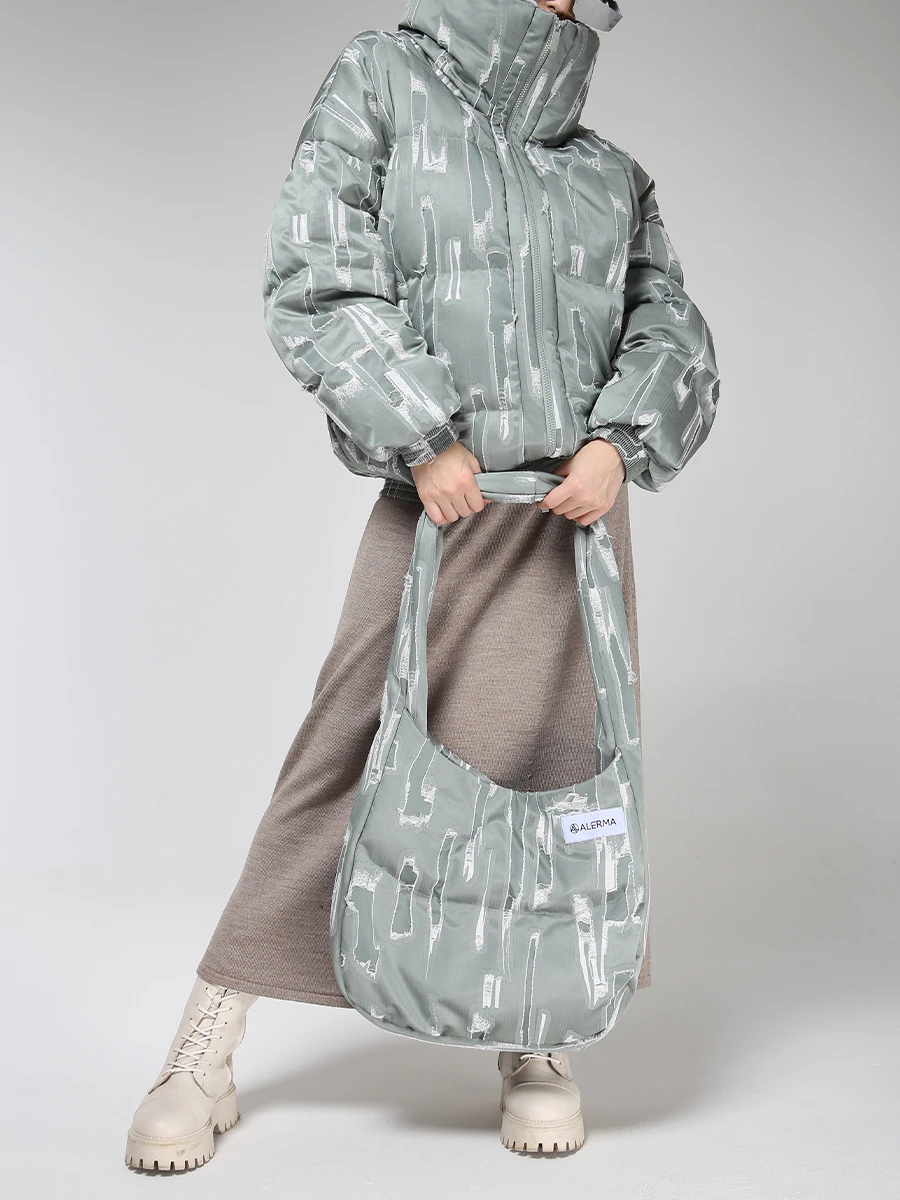 Пуховик стеганый