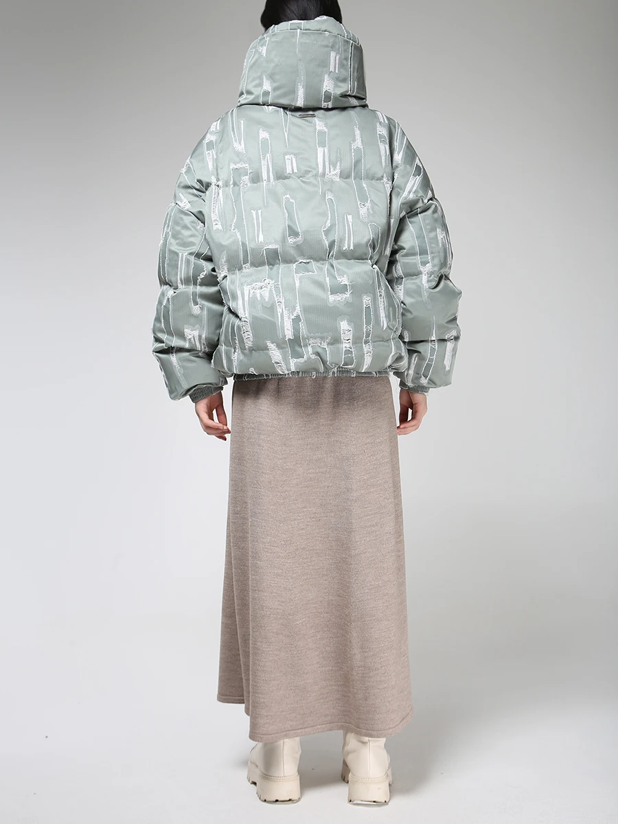 Пуховик стеганый