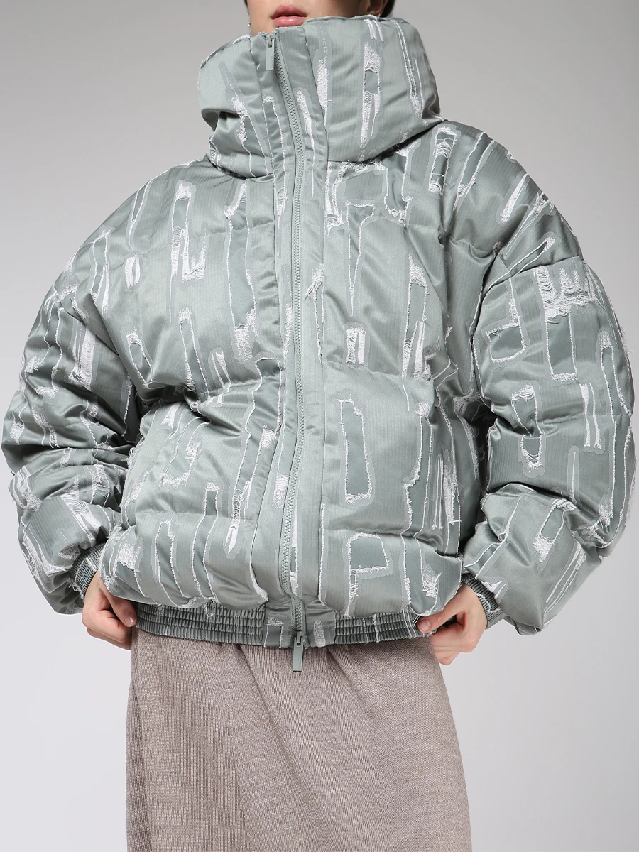 Пуховик стеганый