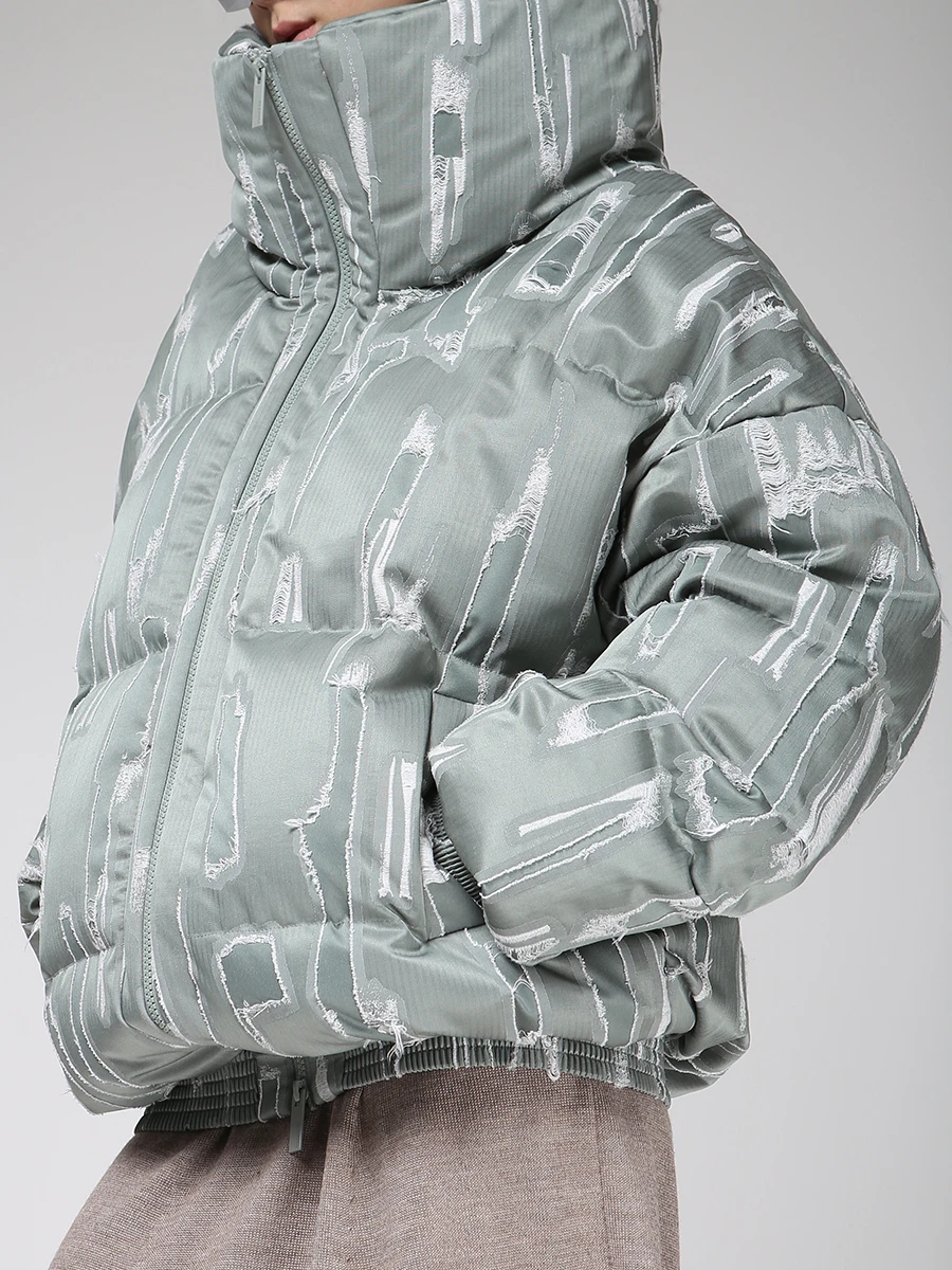 Пуховик стеганый