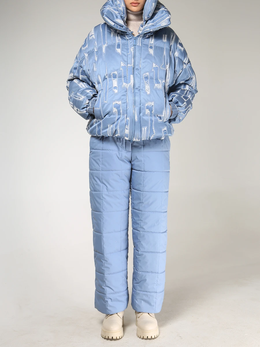 Пуховик стеганый