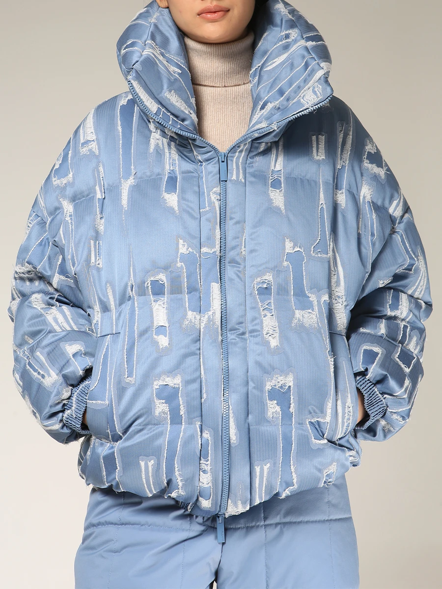 Пуховик стеганый