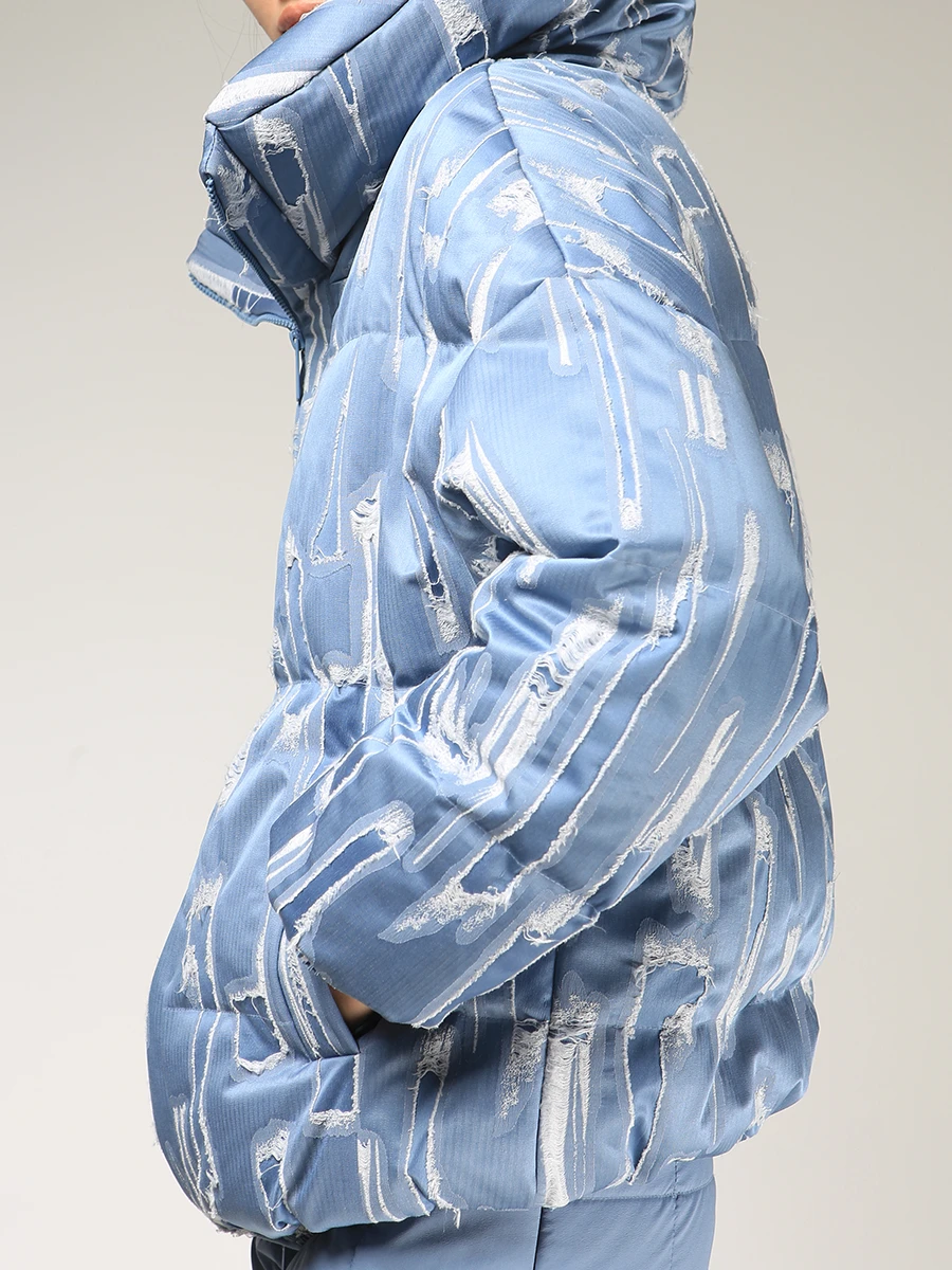 Пуховик стеганый