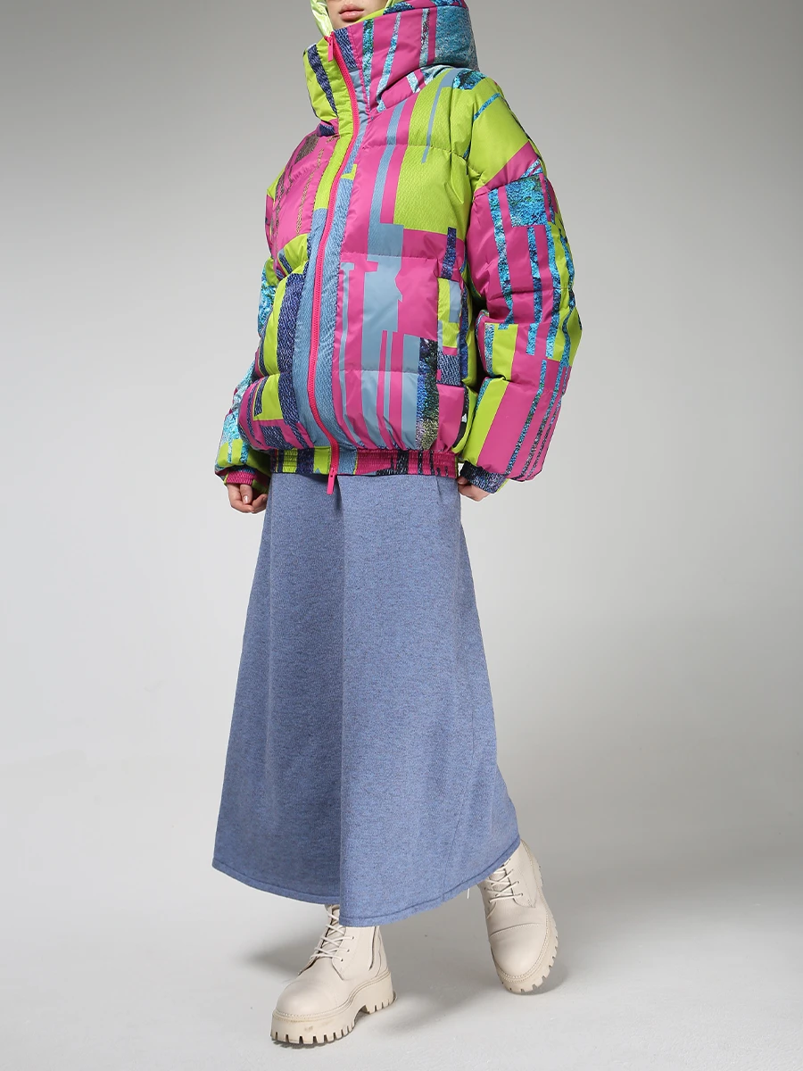 Пуховик стеганый