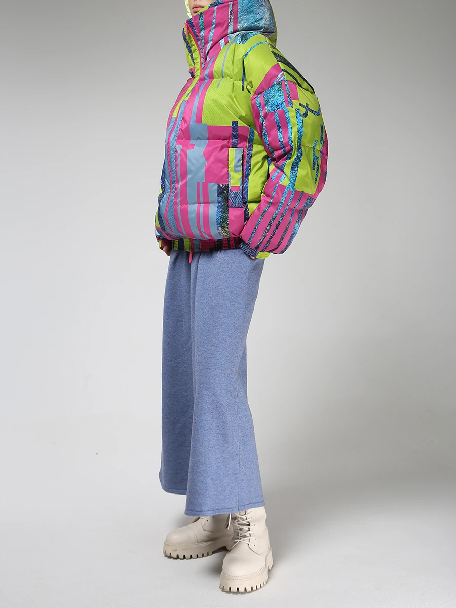 Пуховик стеганый