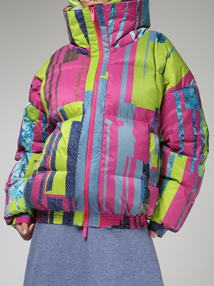 Пуховик стеганый