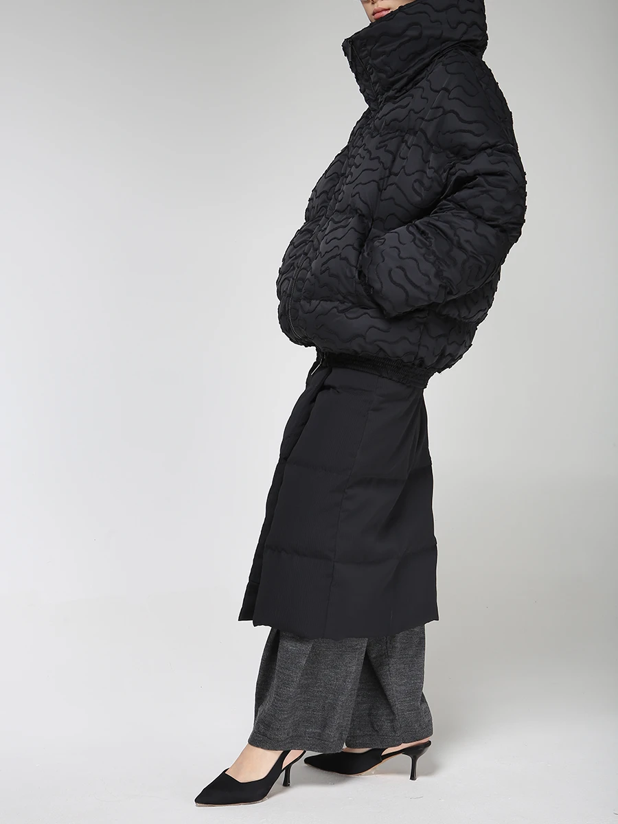 Пуховик стеганый