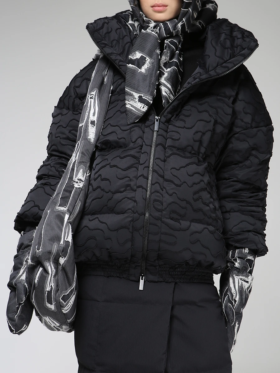 Пуховик стеганый