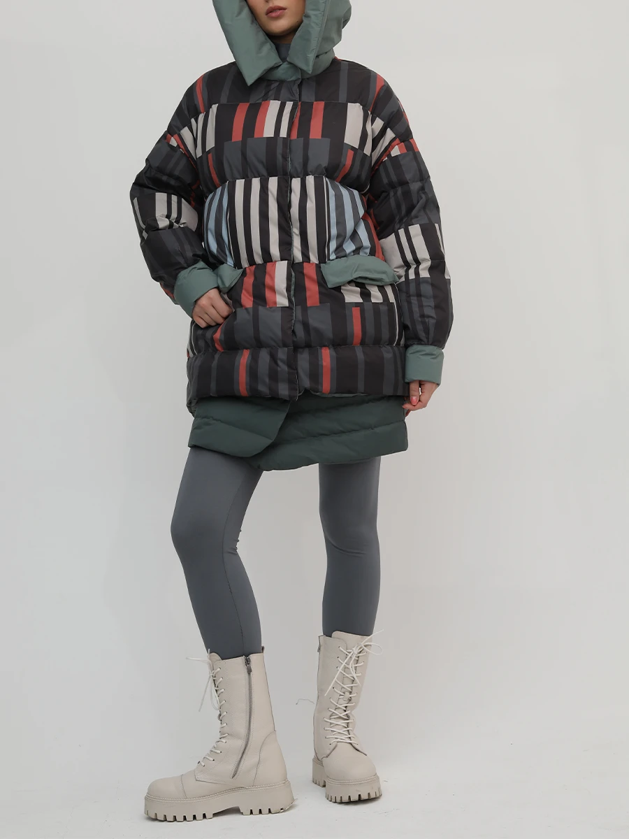 Пуховик стеганый