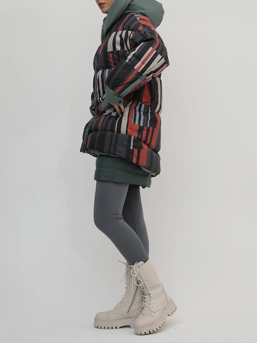 Пуховик стеганый