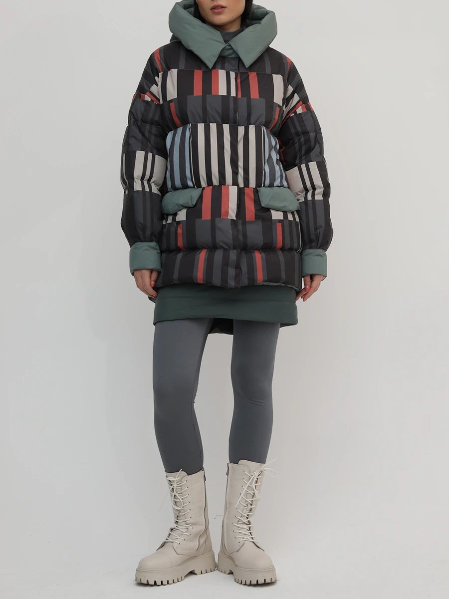 Пуховик стеганый