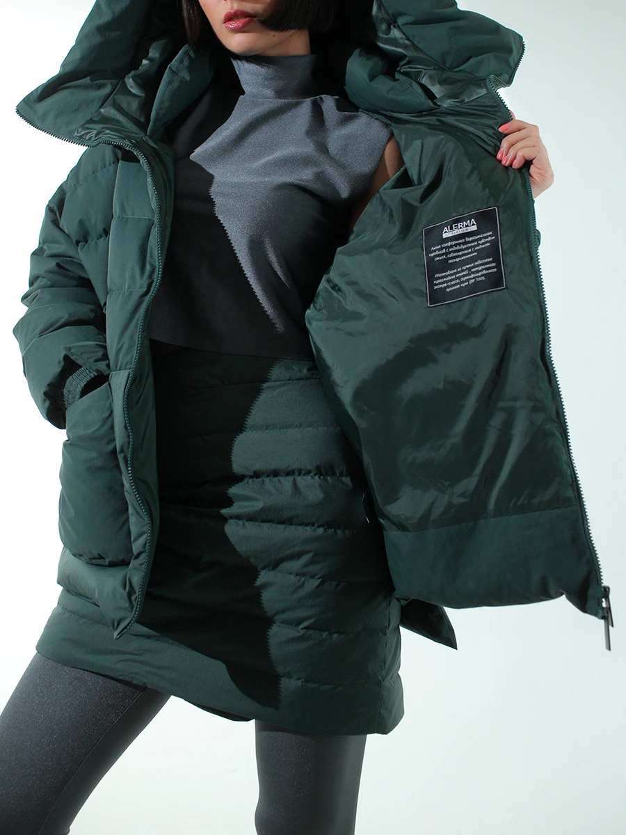 Пуховик стеганый