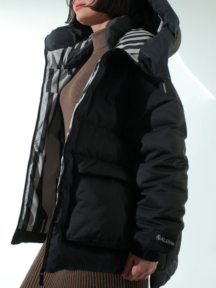 Пуховик стеганый