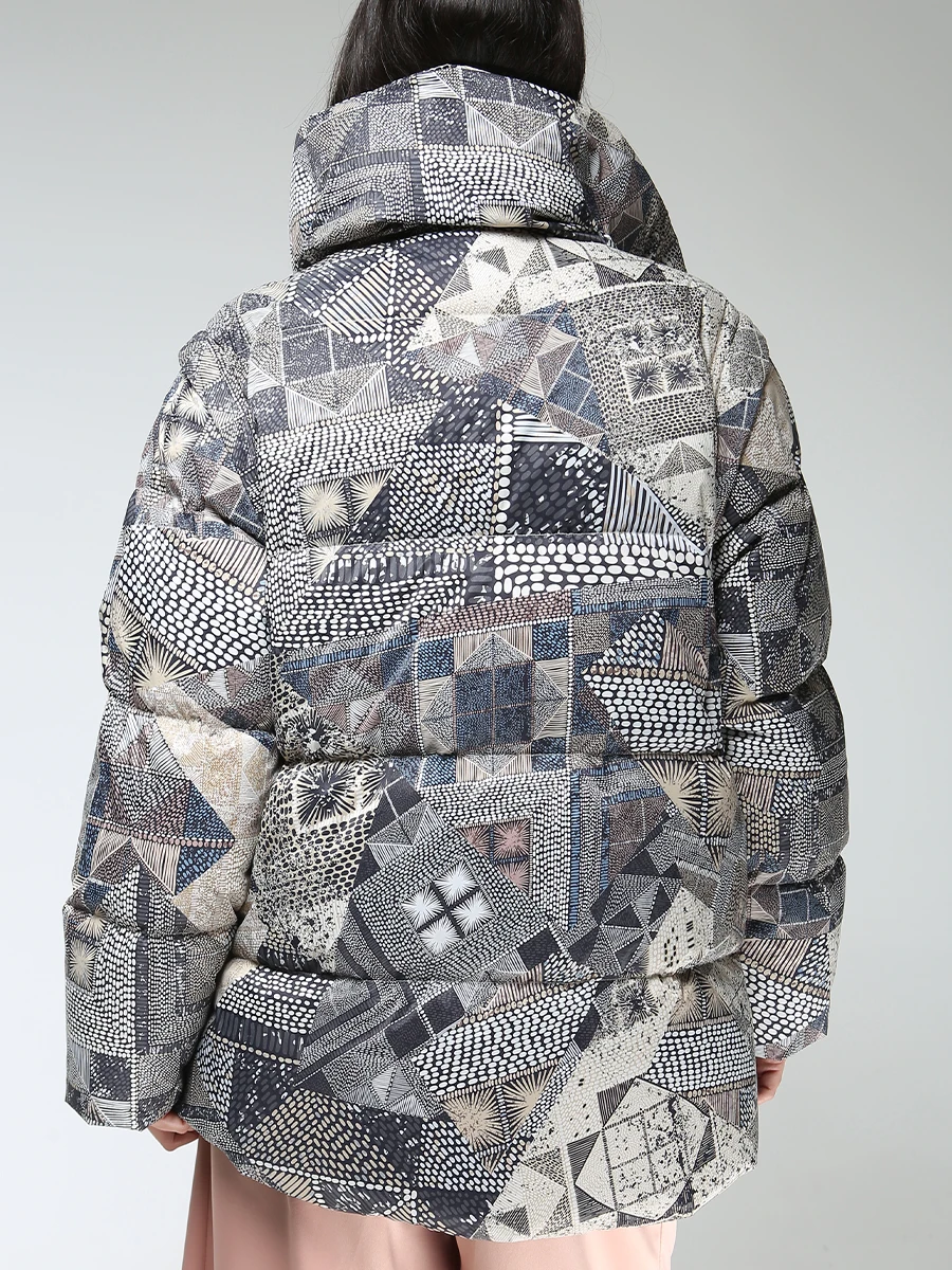 Пуховик стеганый