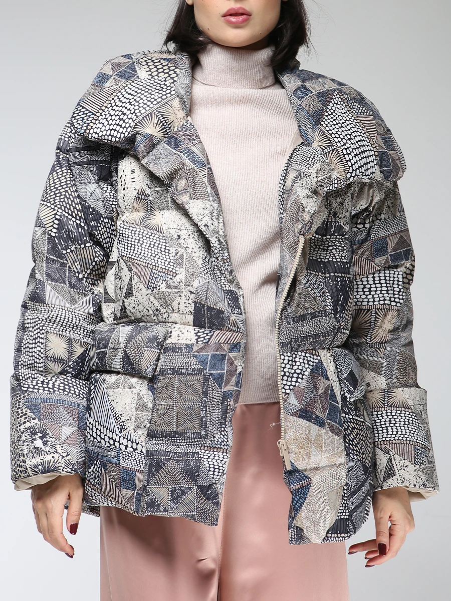 Пуховик стеганый