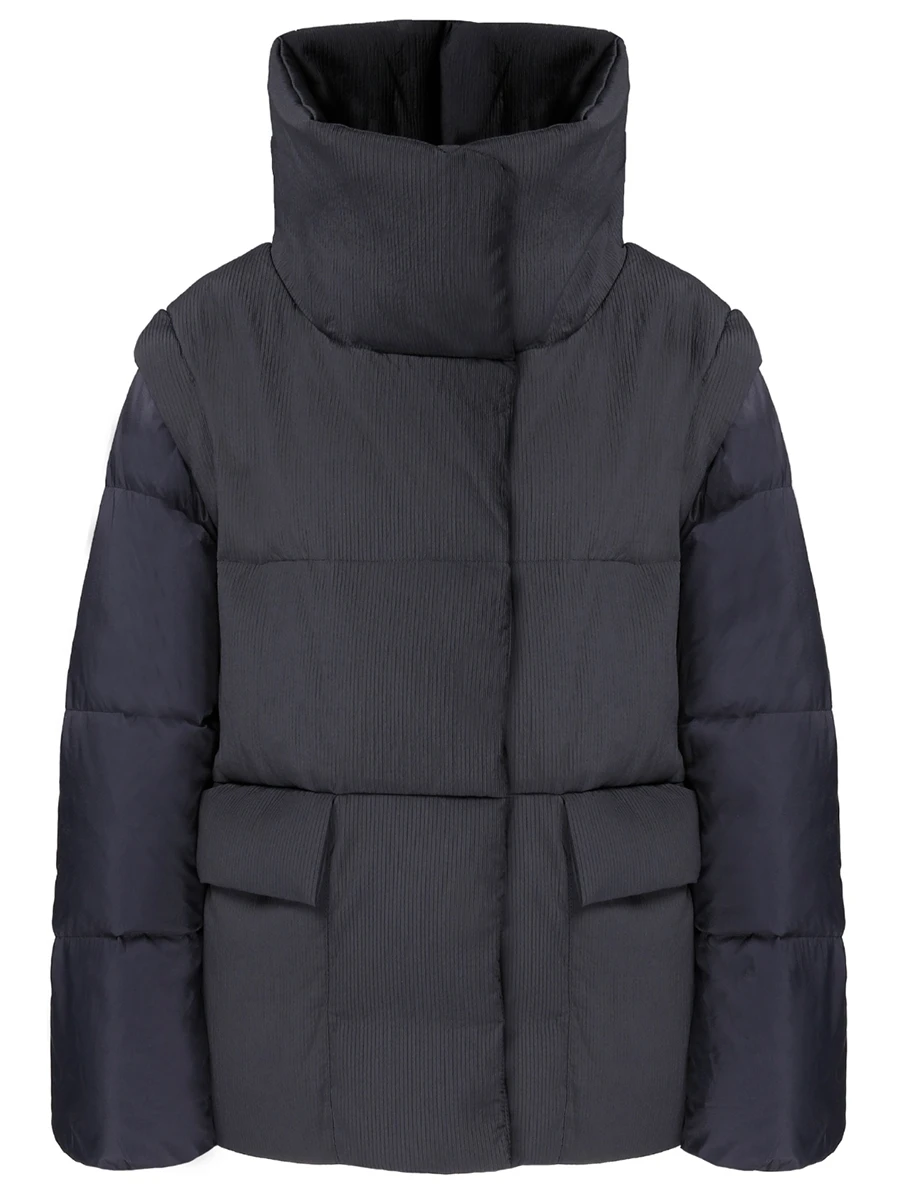 Пуховик комбинированный