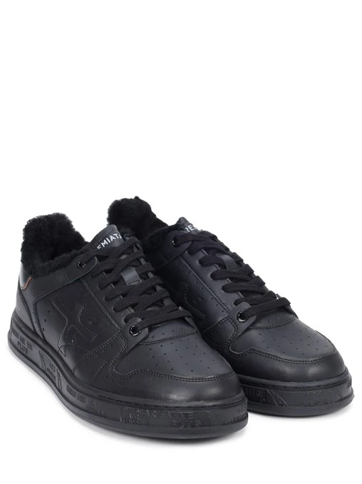 Кеды кожаные на меху Quinn PREMIATA