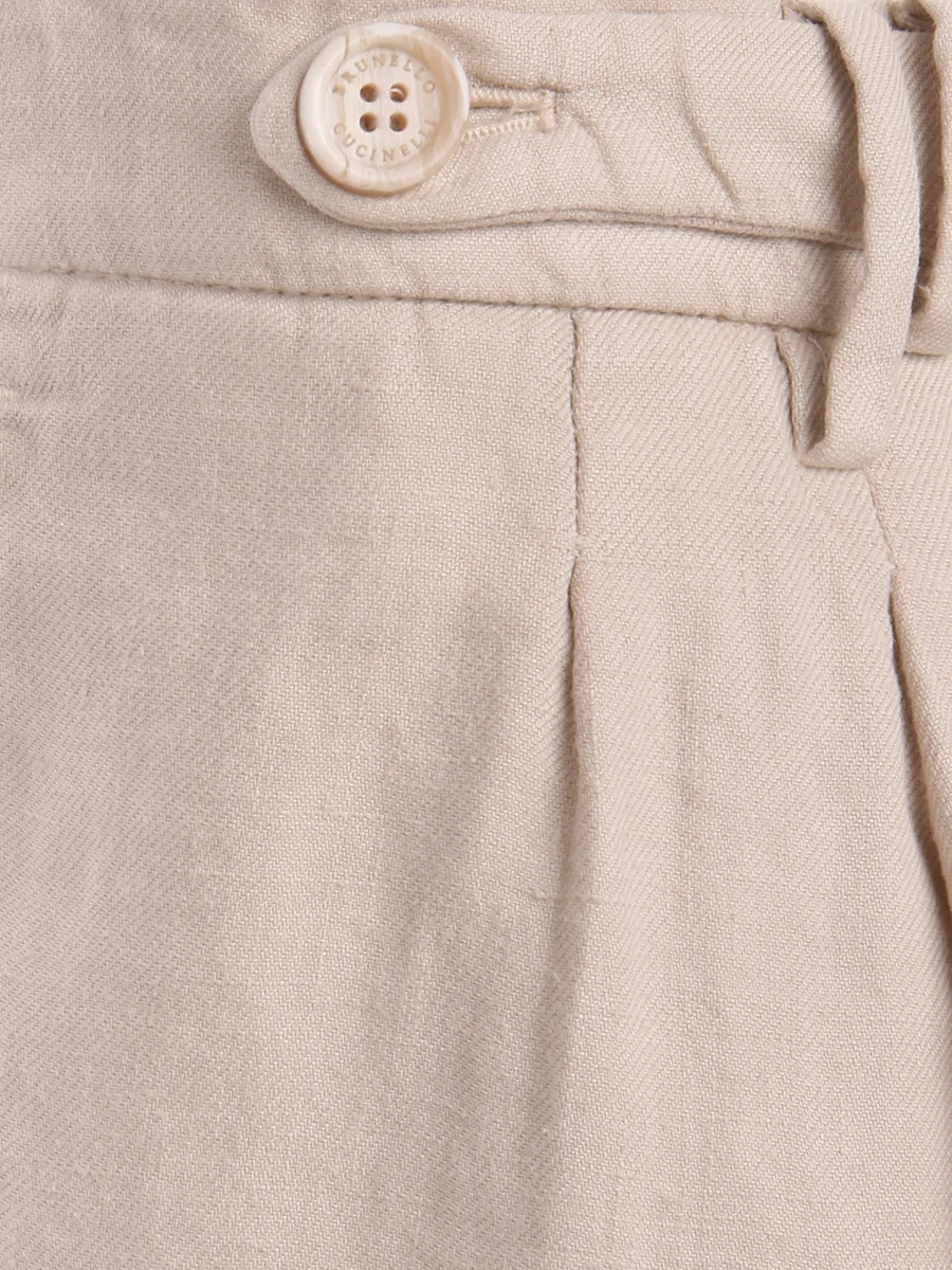 Брюки льняные