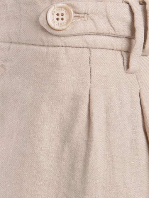 Брюки льняные BRUNELLO CUCINELLI