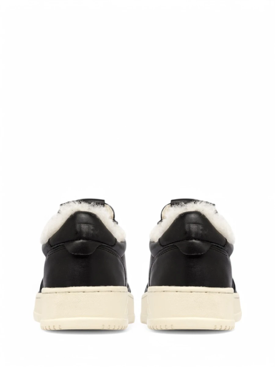 Кеды кожаные на меху