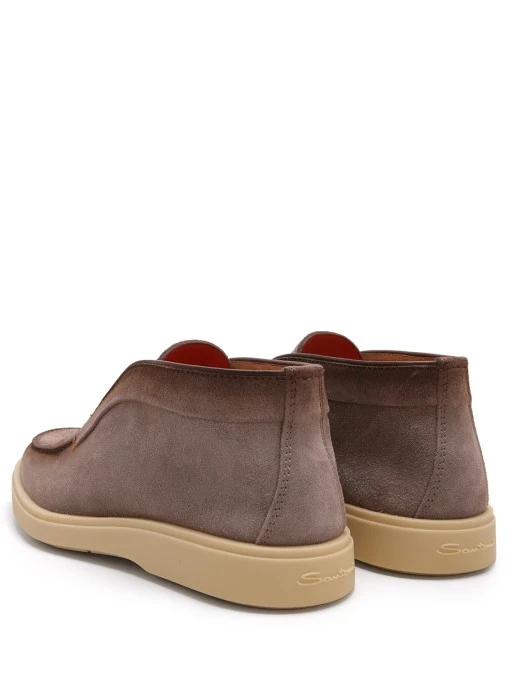 Лоферы замшевые SANTONI