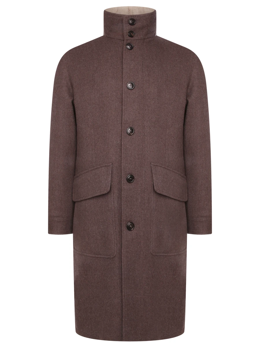 Пальто однотонное