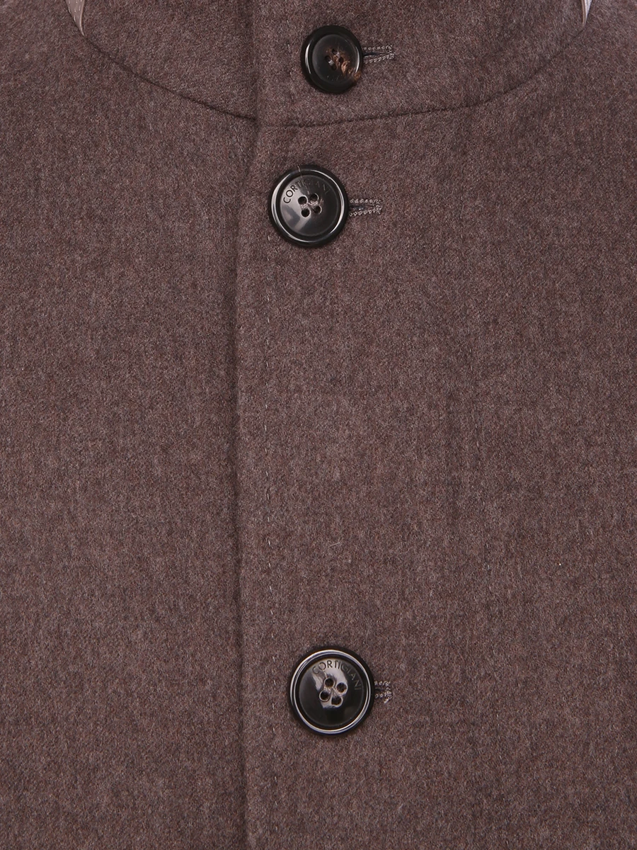 Пальто однотонное