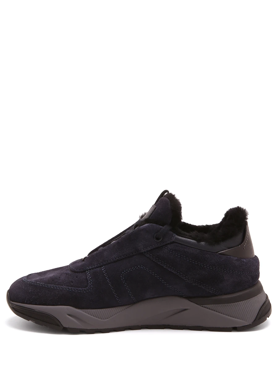 Кроссовки замшевые на меху